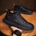 Spring New Arrival Men's Shoes Breathable Waterproof Non-Slip Chef Shoes Trendy Versatile Black Leather Shoes Casual Sneakers for Men